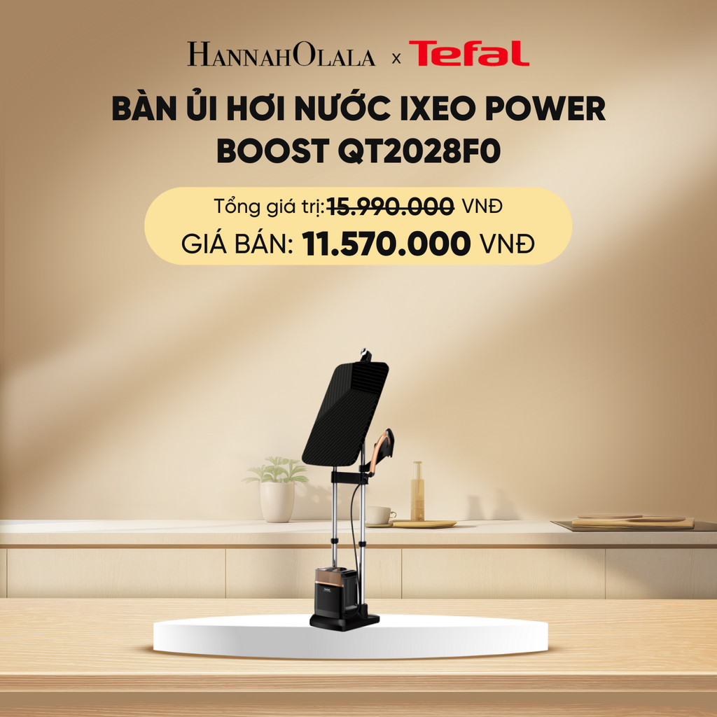  DEAL 3.2: BÀN ỦI HƠI NƯỚC IXEO POWER BOOST QT2028F0 