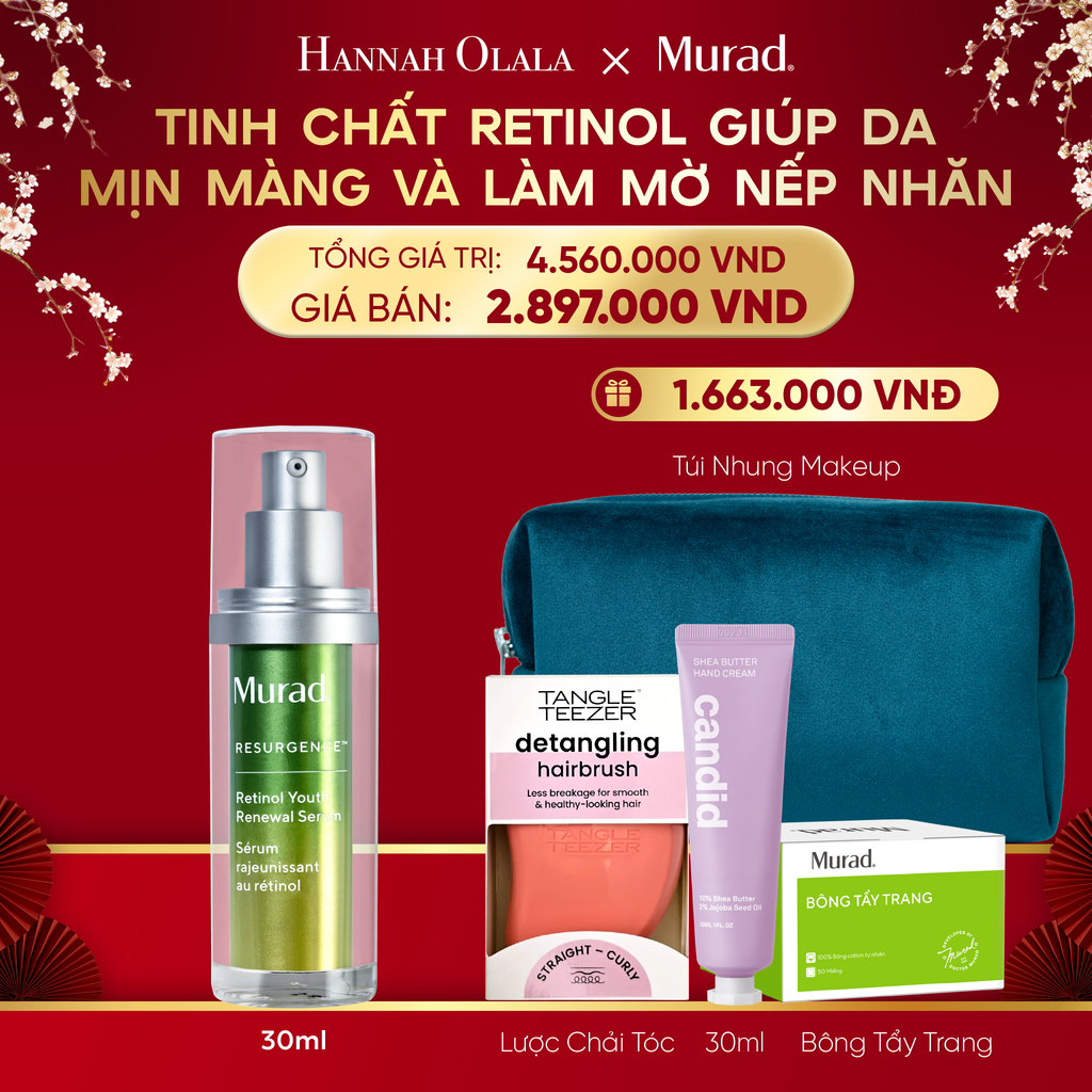  DEAL 5: TINH CHẤT RETINOL GIÚP DA MỊN MÀNG VÀ LÀM MỜ NẾP NHĂN 30ML 