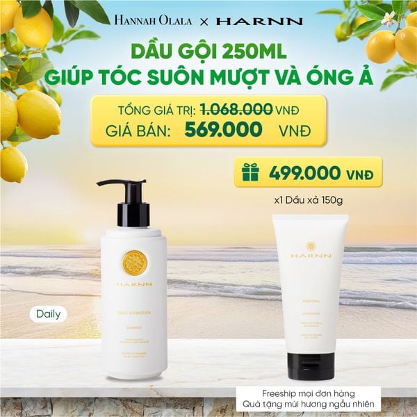  DẦU GỘI HARNN 250ML GIÚP TÓC SUÔN MƯỢT VÀ ÓNG Ả 