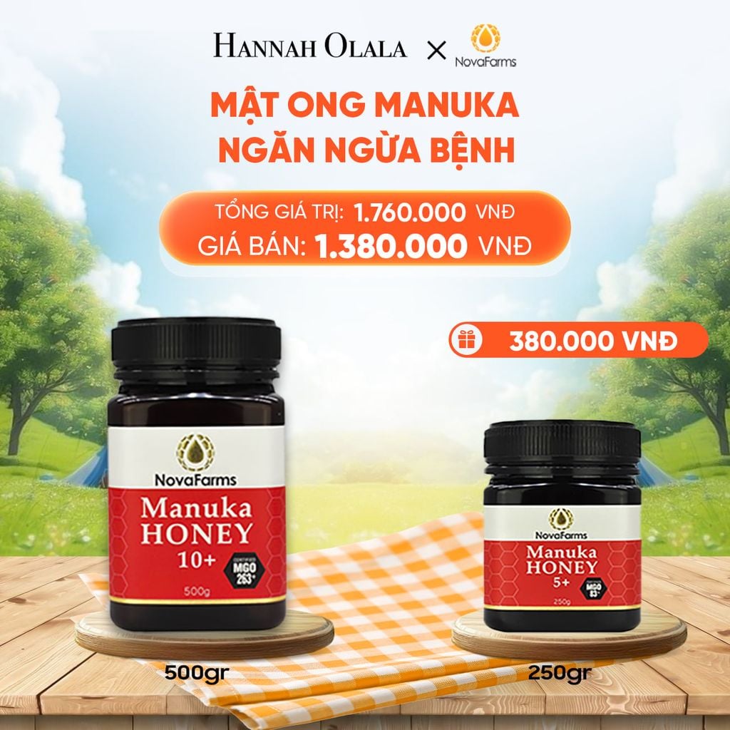  MẬT ONG MANUKA NOVAFARM – NGĂN NGỪA BỆNH 