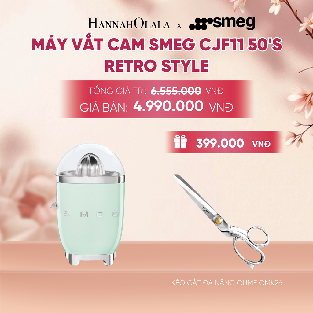  MÁY VẮT CAM SMEG CJF11 50'S RETRO STYLE - A963 