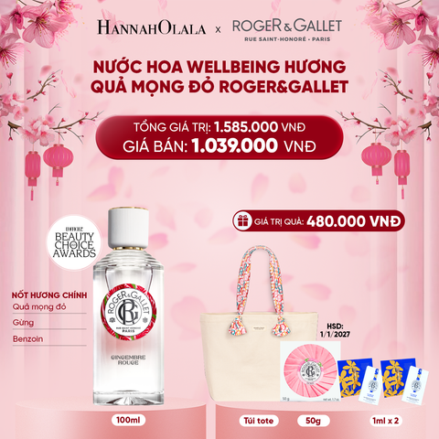  DEAL 2: NƯỚC HOA WELLBEING ROGER&GALLET 100ML 