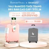  C941_DEAL 3: VALI BAMOZO 8812 CAO CẤP (TẶNG BỌC VALI) 