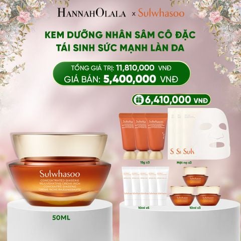  E384_DEAL 3A: KEM DƯỠNG NHÂN SÂM CÔ ĐẶC CONCENTRATED GINSENG REJUVENATING CREAM 50ML 