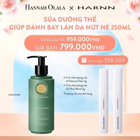  A354_DEAL 5: BODY LOTION - SỮA DƯỠNG THỂ HARNN GIÚP ĐÁNH BAY LÀN DA NỨT NẺ 250ML 