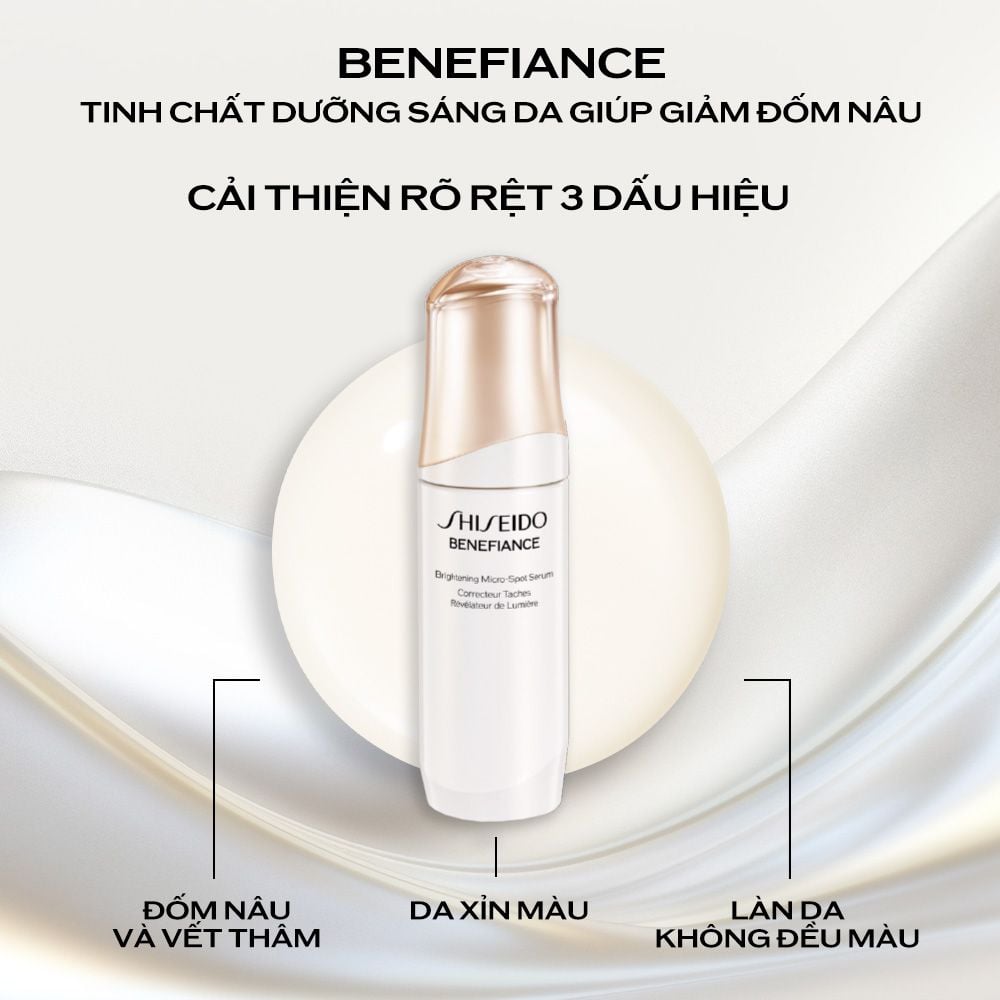  DEAL 7: TINH CHẤT (SERUM) DƯỠNG DA SHISEIDO BENEFIANCE BRIGHTENING M S SERUM 30ML 