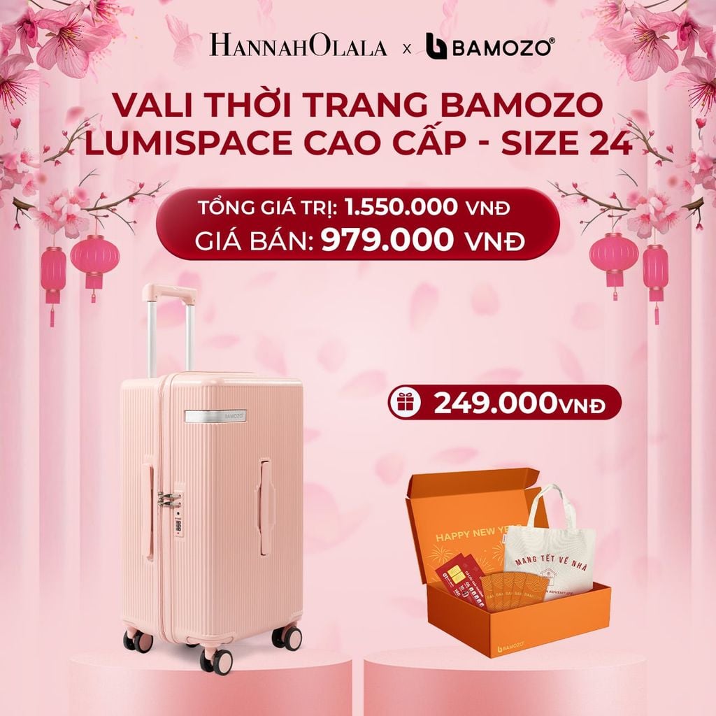  DEAL 1: VALI BAMOZO LUMISPACE CAO CẤP (TẶNG BỘ QUÀ TẾT GỒM LÌ XÌ TẾT, THIỆP TẾT, TÚI TOTE) 