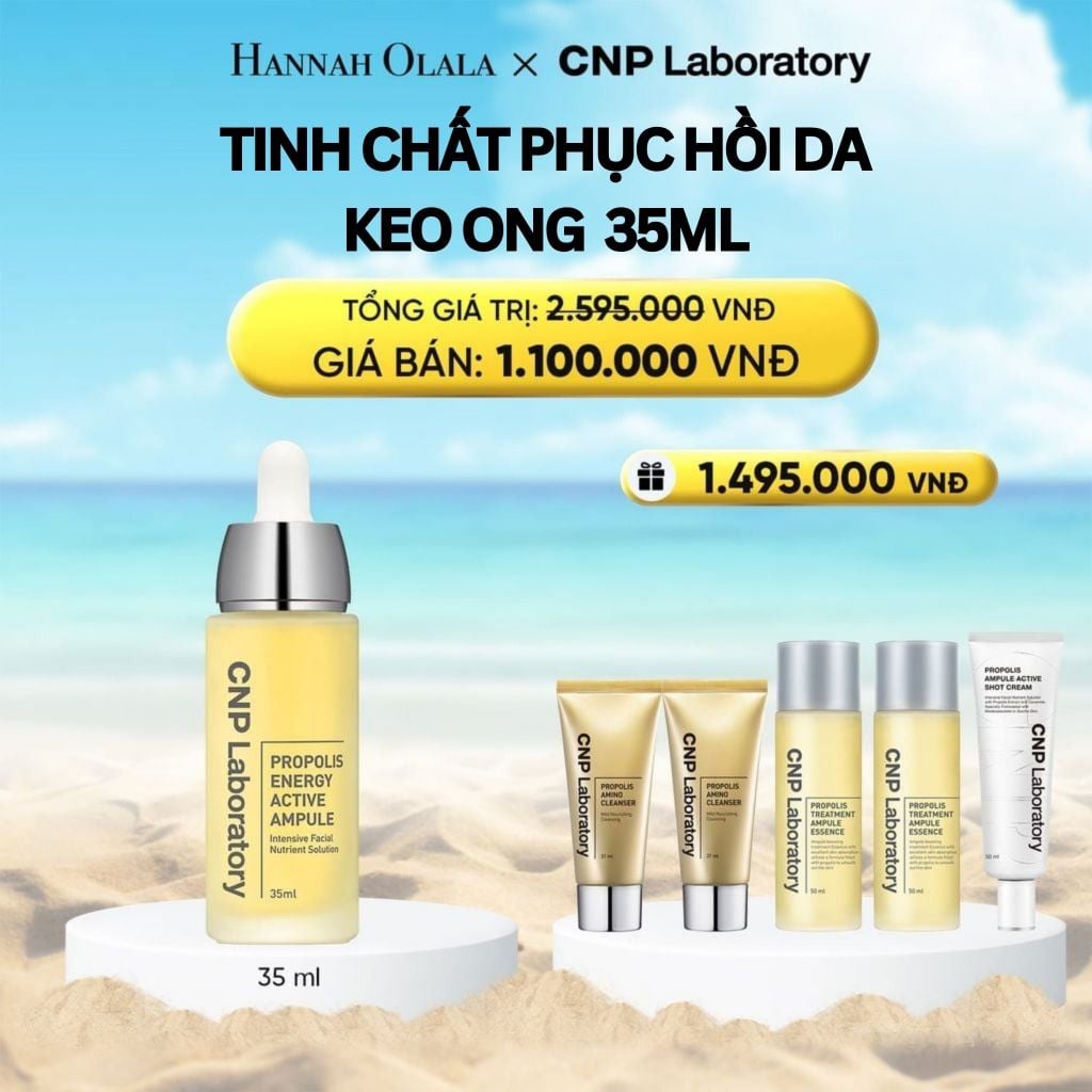  DEAL 54: TINH CHẤT PHỤC HỒI DA KEO ONG CNP PROPOLIS ENERGY ACTIVE AMPULE 35ML 