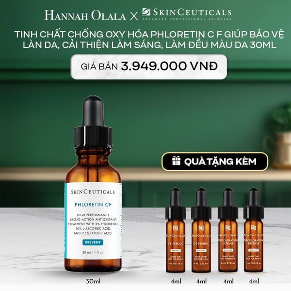  A88_DEAL 5: TINH CHẤT CHỐNG OXY HÓA PHLORETIN C F GIÚP BẢO VỆ LÀN DA, CẢI THIỆN LÀM SÁNG, LÀM ĐỀU MÀU DA 30ML 