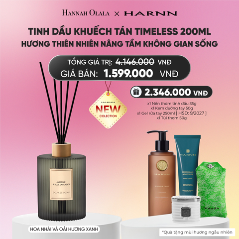  TINH DẦU KHUẾCH TÁN TIMELESS 200ML HƯƠNG TINH DẦU THIÊN NHIÊN NÂNG TẦM KHÔNG GIAN SỐNG_ A1486 