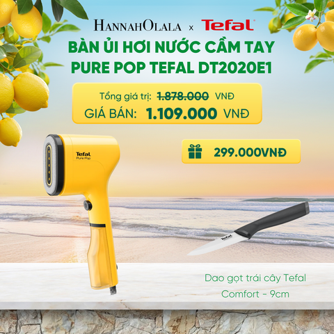  BÀN ỦI HƠI NƯỚC CẦM TAY PURE POP TEFAL DT2020E1 