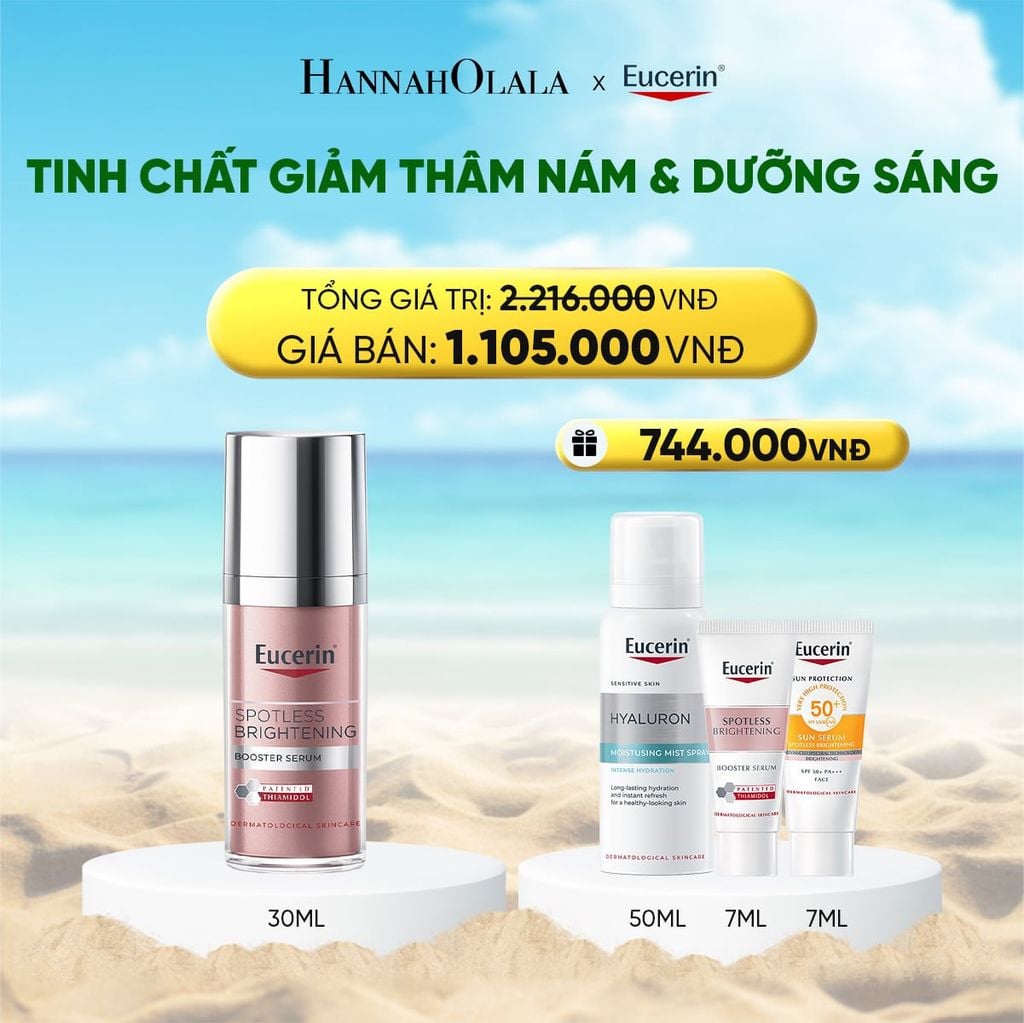  TINH CHẤT GIẢM THÂM NÁM & DƯỠNG SÁNG EUCERIN SPOTLESS BRIGHTENING BOOSTER SERUM 30ML 