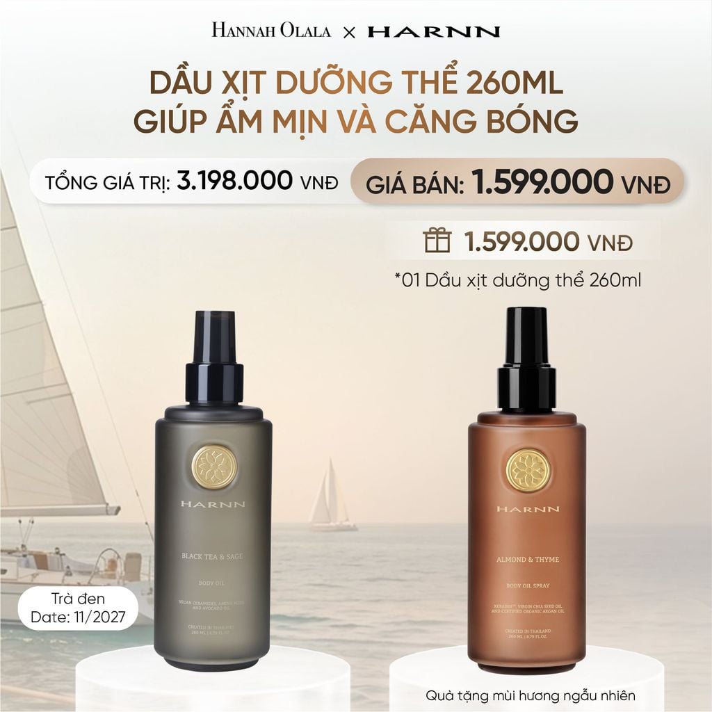  [FLASH DEAL - MUA 1 TẶNG 1] DẦU XỊT DƯỠNG THỂ 260ML GIÚP ẨM MỊN VÀ CĂNG BÓNG _ DEAL 5 