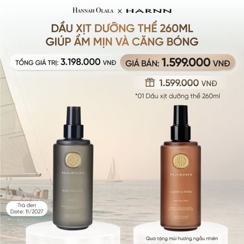  [FLASH DEAL - MUA 1 TẶNG 1] DẦU XỊT DƯỠNG THỂ 260ML GIÚP ẨM MỊN VÀ CĂNG BÓNG _ DEAL 5 