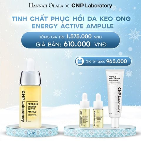  DEAL 5: TINH CHẤT PHỤC HỒI DA KEO ONG CNP PROPOLIS ENERGY ACTIVE AMPULE 15ML 