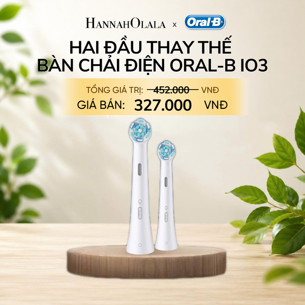  [FLASH DEAL] ĐẦU THAY THẾ BÀN CHẢI ĐIỆN ORAL-B IO3 (IO3 REFILL) 