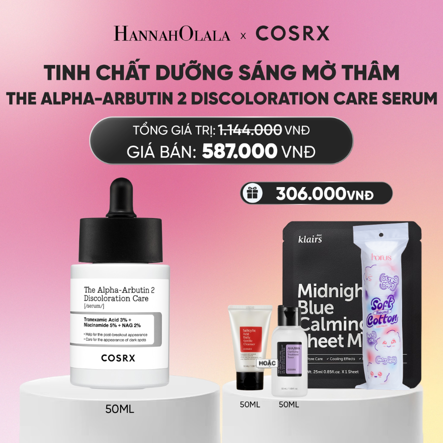  COSRX TINH CHẤT THE ALPHA-ARBUTIN 2 DISCOLORATION CARE SERUM 50ML_A1879 