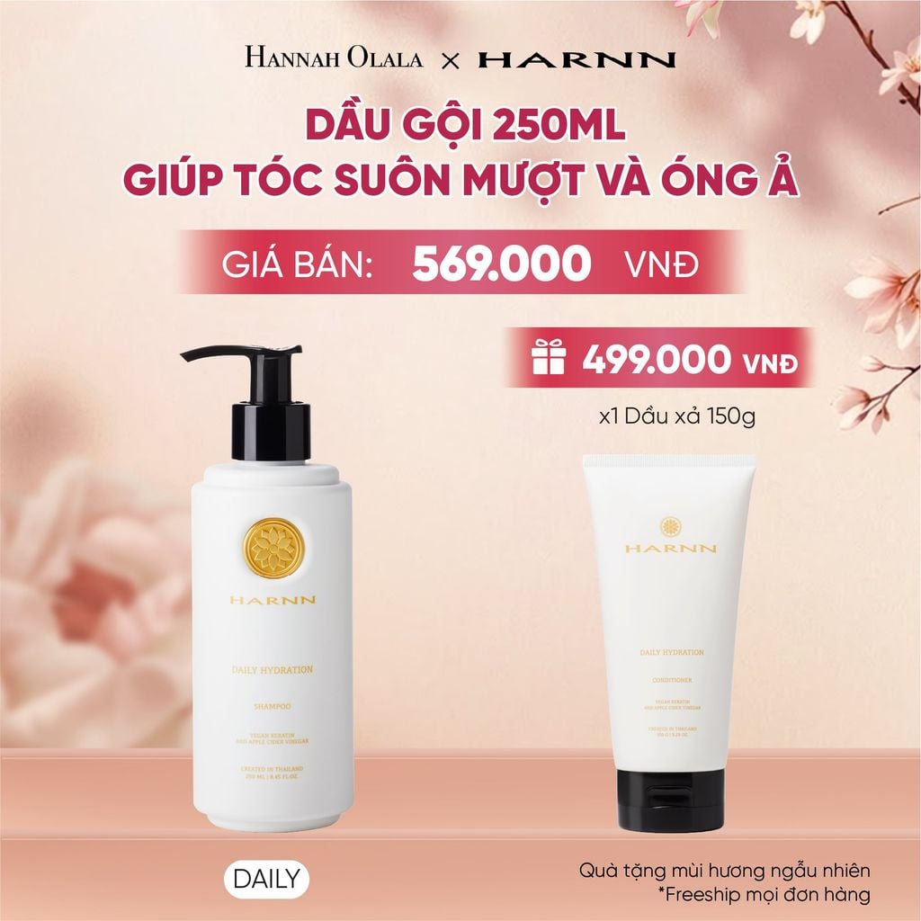  DẦU GỘI HARNN 250ML GIÚP TÓC SUÔN MƯỢT VÀ ÓNG Ả - A1411 