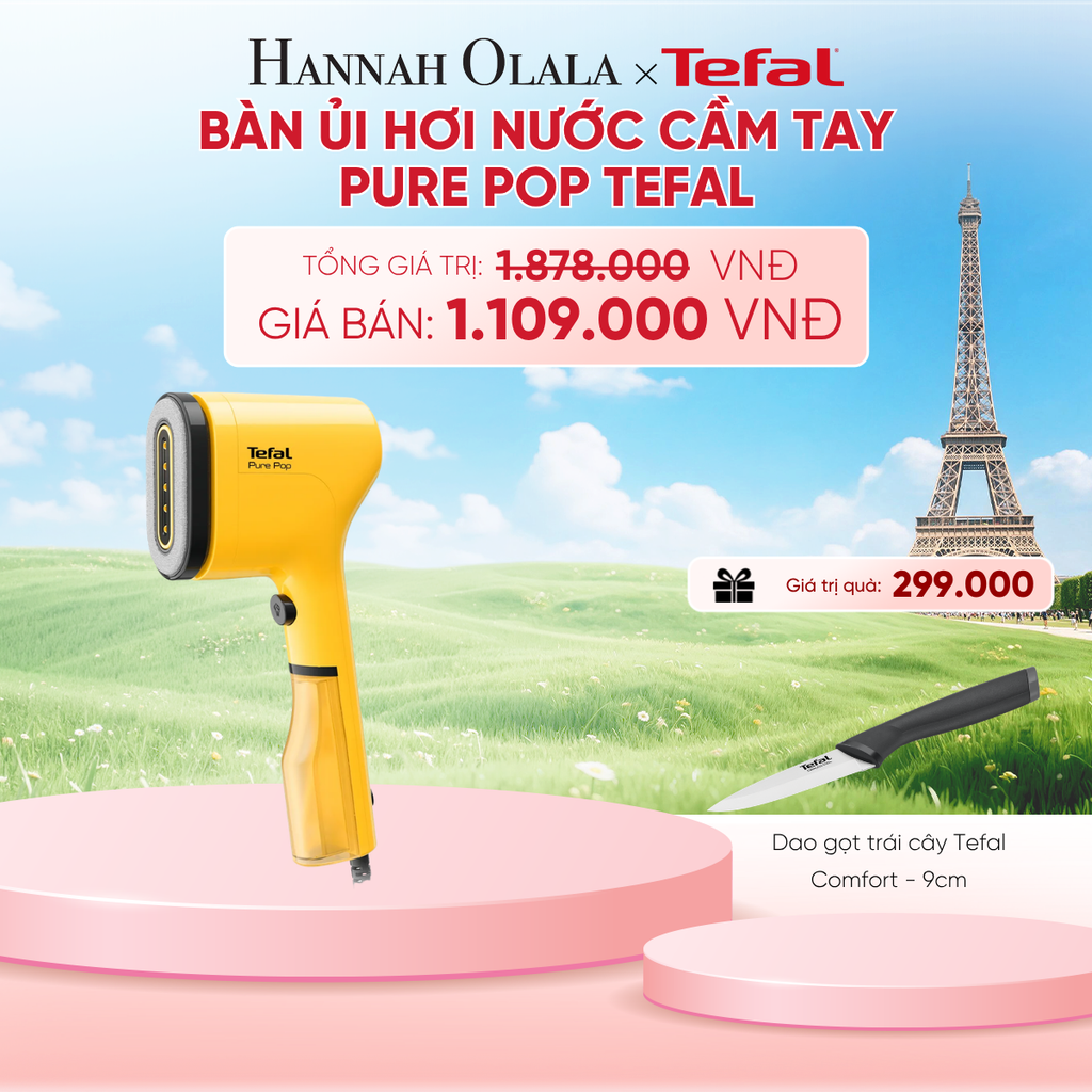  BÀN ỦI HƠI NƯỚC CẦM TAY PURE POP TEFAL - B237 
