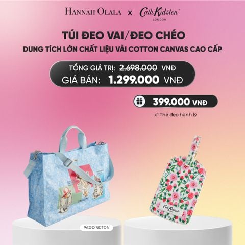  TÚI ĐEO VAI/ĐEO CHÉO CATH KIDSTON DUNG TÍCH LỚN CHẤT LIỆU VẢI COTTON CANVAS CAO CẤP_A1974 