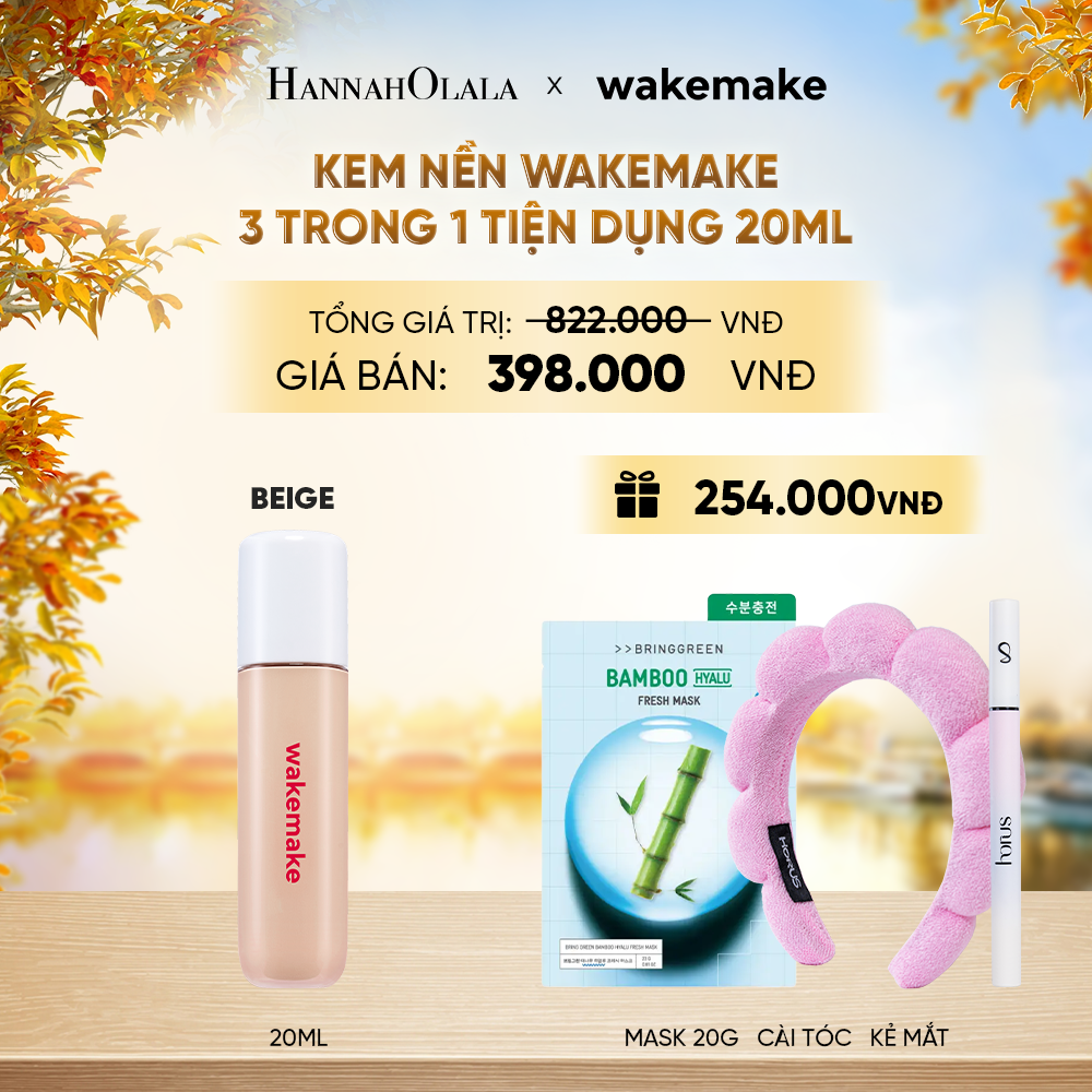  KEM NỀN WAKEMAKE SPATULA CONCEAL BB 3 TRONG 1 TIỆN DỤNG - E550 