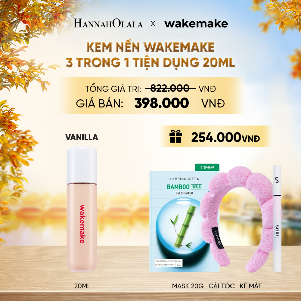  KEM NỀN WAKEMAKE SPATULA CONCEAL BB 3 TRONG 1 TIỆN DỤNG - E550 