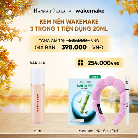  KEM NỀN WAKEMAKE SPATULA CONCEAL BB 3 TRONG 1 TIỆN DỤNG - E550 