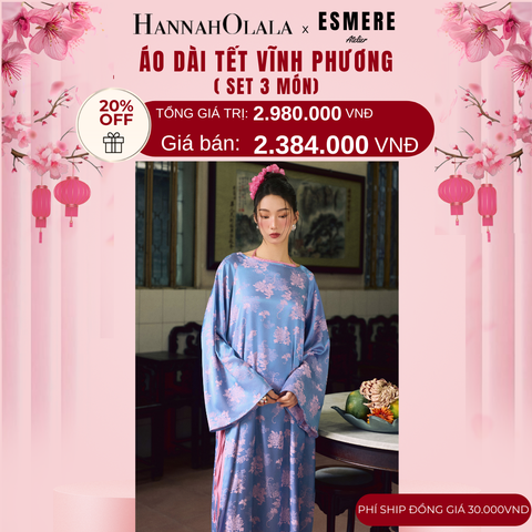  A625_DEAL 5: SET ÁO DÀI 03 MÓN VĨNH PHƯƠNG 
