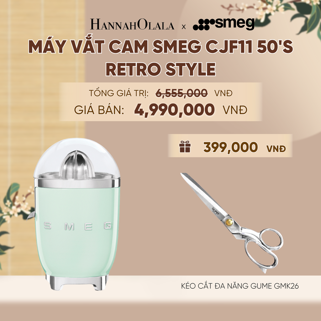  MÁY VẮT CAM SMEG CJF11 50'S RETRO STYLE - A2271 