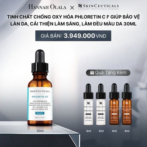  C25_DEAL 5: TINH CHẤT CHỐNG OXY HÓA PHLORETIN C F GIÚP BẢO VỆ LÀN DA, CẢI THIỆN LÀM SÁNG, LÀM ĐỀU MÀU DA 30ML 
