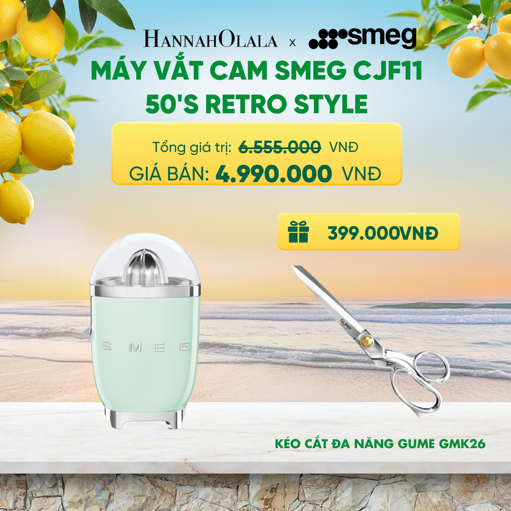 MÁY VẮT CAM SMEG CJF11 50'S RETRO STYLE - A2641 