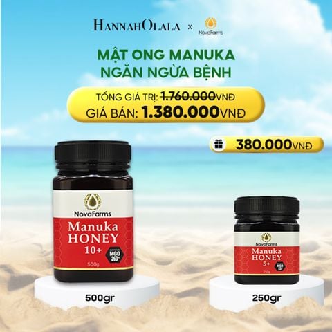  DEAL 5: MẬT ONG MANUKA NOVAFARM – NGĂN NGỪA BỆNH 