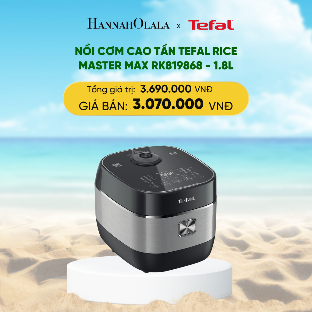  DEAL 5: NỒI CƠM CAO TẦN TEFAL RICE MASTER MAX RK819868 - 1.8L 