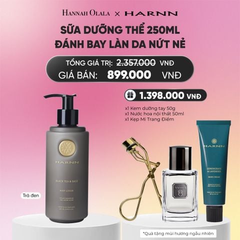  SỮA DƯỠNG THỂ HARNN 250ML ĐÁNH BAY LÀN DA NỨT NẺ_A1465 