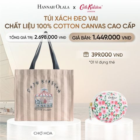  TÚI XÁCH ĐEO VAI CATH KIDSTON CHẤT LIỆU 100% COTTON CANVAS CAO CÁP _ DEAL 5 