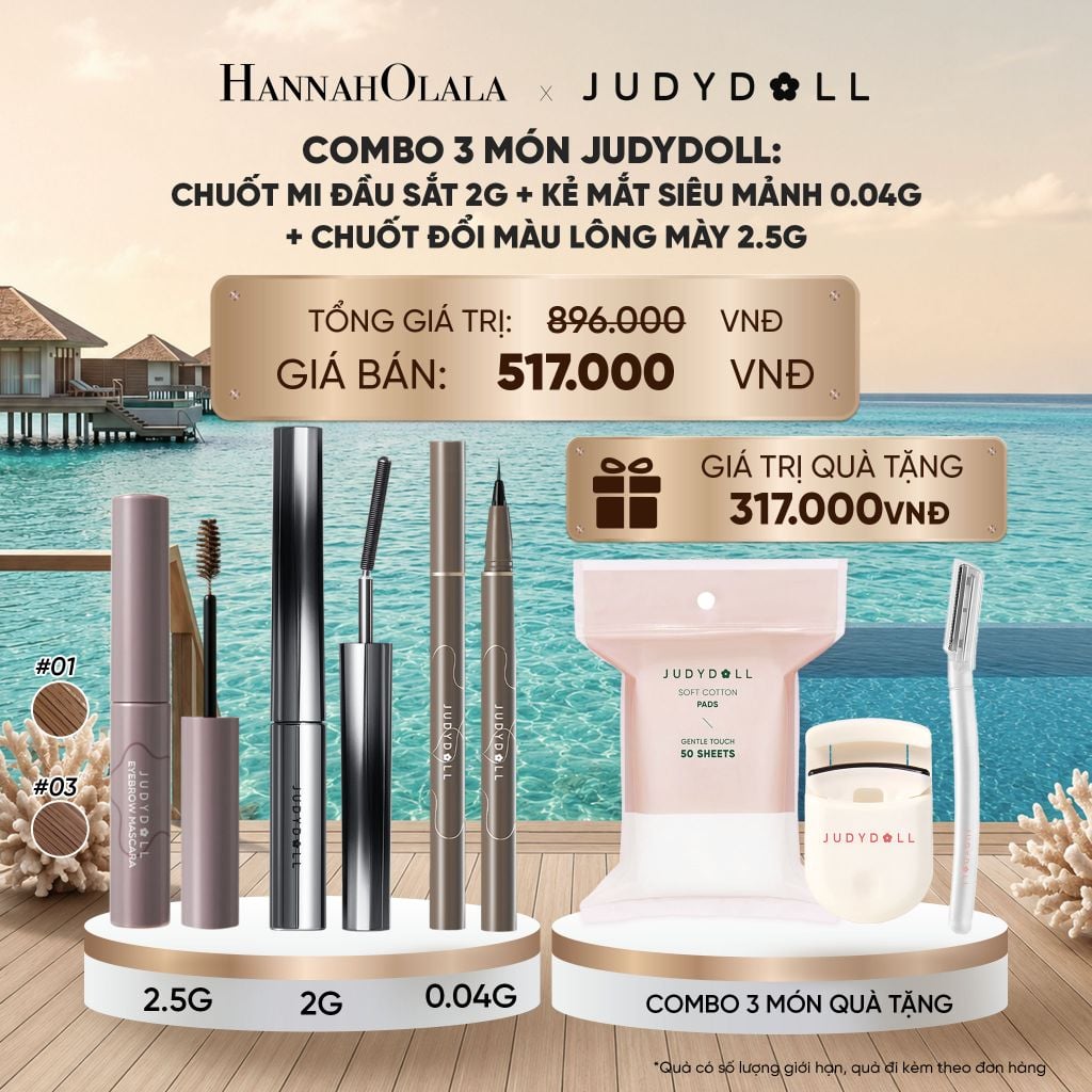  CHUỐT MI ĐẦU SẮT + KẺ MẮT SIÊU MẢNH + CHUỐT MÀY_ D1816 