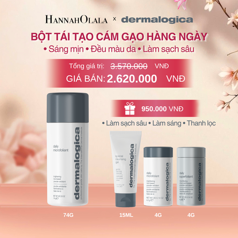  BỘ TÁI TẠO SÁNG MỊN – RẠNG RỠ DAILY MICROFOLIANT 74GR - DEAL 6 - A1480 