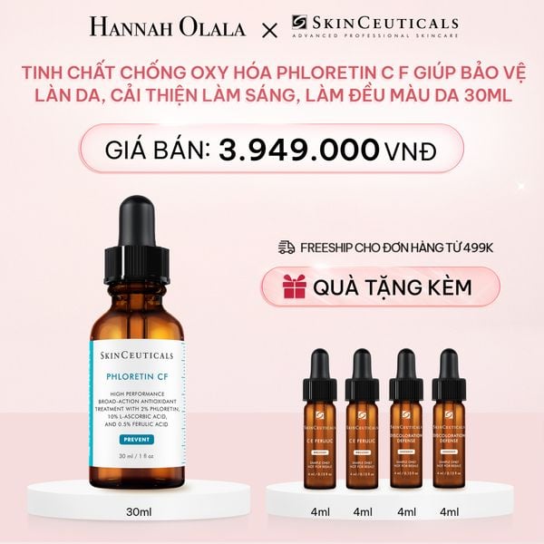  E1000_DEAL 5: TINH CHẤT CHỐNG OXY HÓA PHLORETIN C F GIÚP BẢO VỆ LÀN DA, CẢI THIỆN LÀM SÁNG, LÀM ĐỀU MÀU DA 30ML 