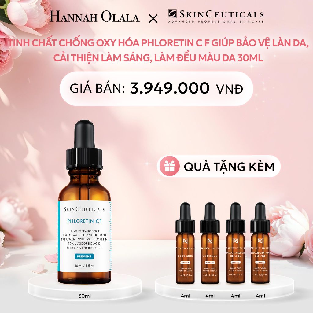  E121: DEAL 5: TINH CHẤT CHỐNG OXY HÓA PHLORETIN C F GIÚP BẢO VỆ LÀN DA, CẢI THIỆN LÀM SÁNG, LÀM ĐỀU MÀU DA 30ML 