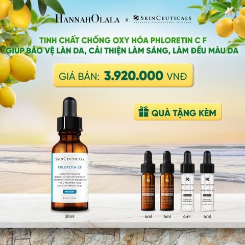  TINH CHẤT CHỐNG OXY HÓA PHLORETIN C F GIÚP BẢO VỆ LÀN DA, CẢI THIỆN LÀM SÁNG, LÀM ĐỀU MÀU DA 30ML DEAL 5 