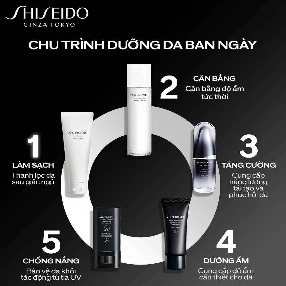  C14_DEAL 21: SỮA RỬA MẶT SHISEIDO MEN FACE CLEANSER 125ML (quà tặng date T4/2026) 
