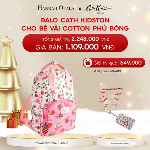  A455_DEAL 6: BALO CATH KIDSTON CHO BÉ VẢI COTTON PHỦ BÓNG 