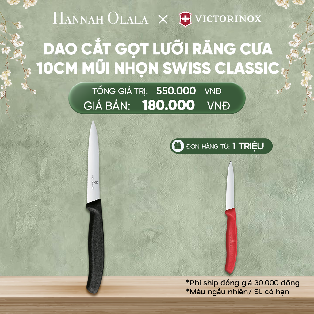  DEAL28: DAO CẮT GỌT LƯỠI RĂNG CƯA 10CM MŨI NHỌN SWISS CLASSIC 