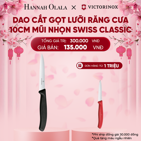  DEAL36: DAO CẮT GỌT LƯỠI RĂNG CƯA 10CM MŨI NHỌN SWISS CLASSIC 