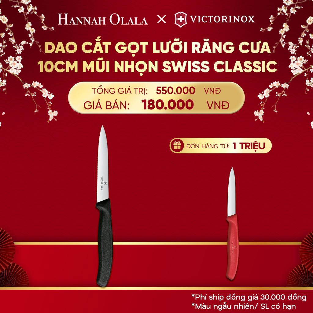  DEAL28: DAO CẮT GỌT LƯỠI RĂNG CƯA 10CM MŨI NHỌN SWISS CLASSIC 