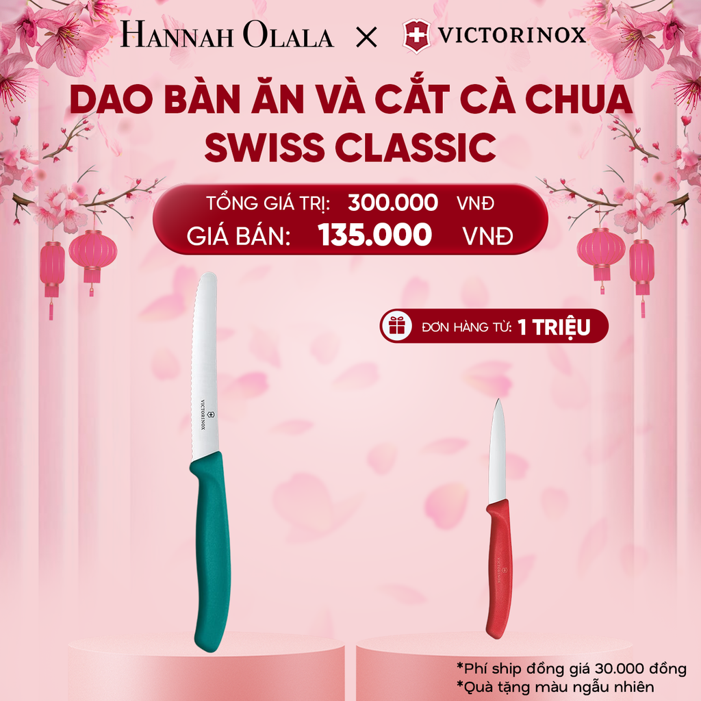  DEAL37: DAO BÀN ĂN VÀ CẮT CÀ CHUA SWISS CLASSIC 