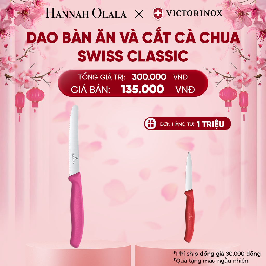  DEAL33: DAO BÀN ĂN VÀ CẮT CÀ CHUA SWISS CLASSIC 