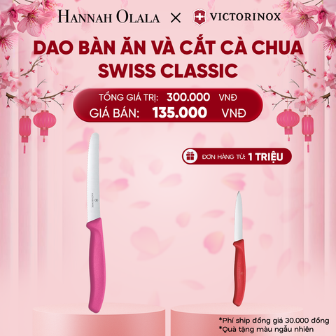  DEAL33: DAO BÀN ĂN VÀ CẮT CÀ CHUA SWISS CLASSIC 