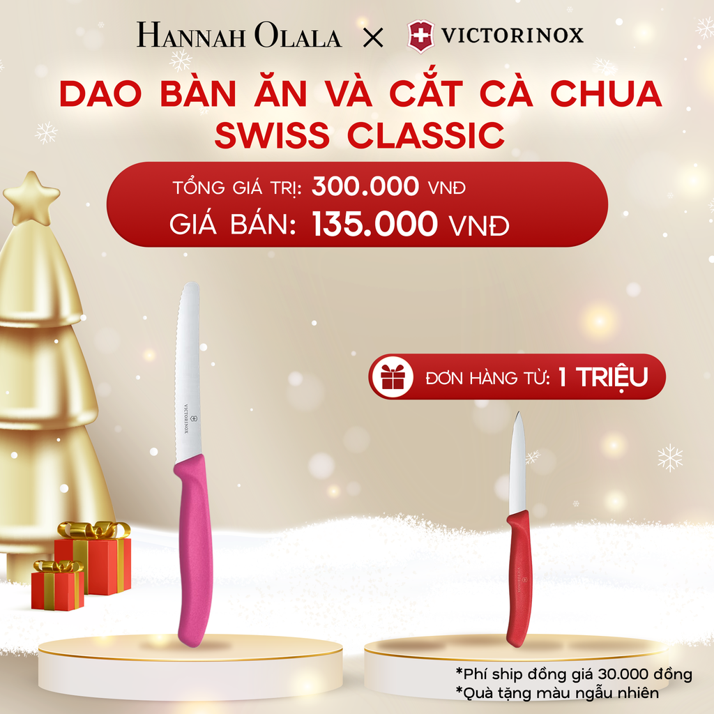  DEAL33: DAO BÀN ĂN VÀ CẮT CÀ CHUA SWISS CLASSIC 