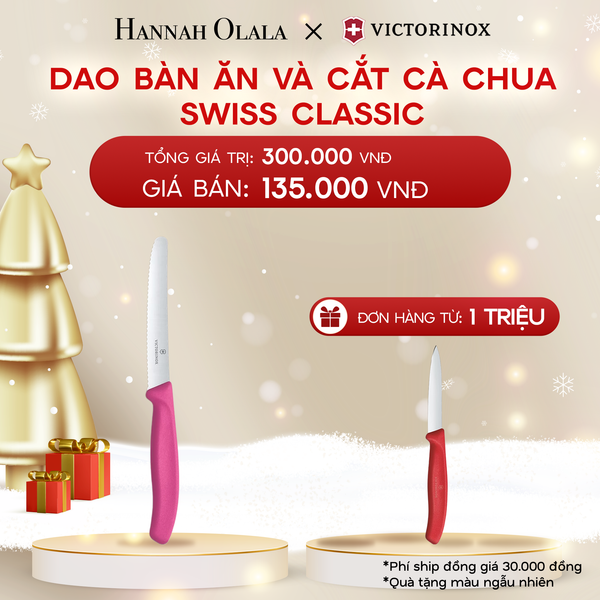  A1749_DEAL33: DAO BÀN ĂN VÀ CẮT CÀ CHUA SWISS CLASSIC 